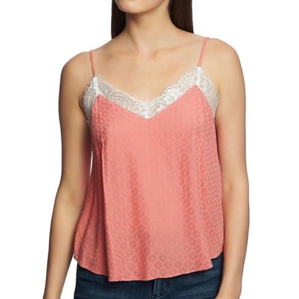 1. STATE  Lace Trim Camisole